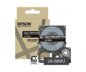  Original Epson LK-5BWJ C53S672083 DirectLabel-Etiketten weiss auf schwarz matt 